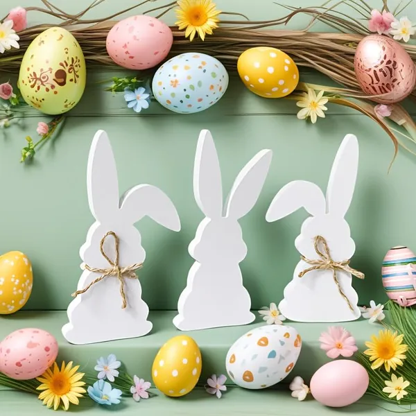 White_Easter_Table_Decor_Set_Home_Decor