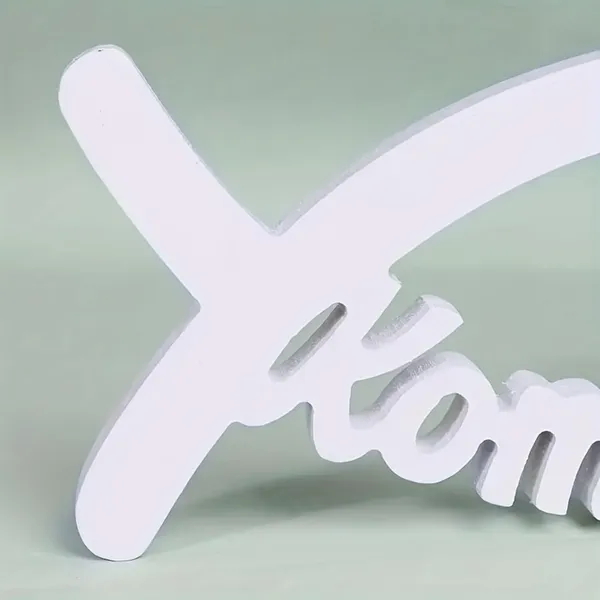 White_Communion_Fish_Shaped_White_Pvc_Tabletop_Religious_Decor_Home_Decor