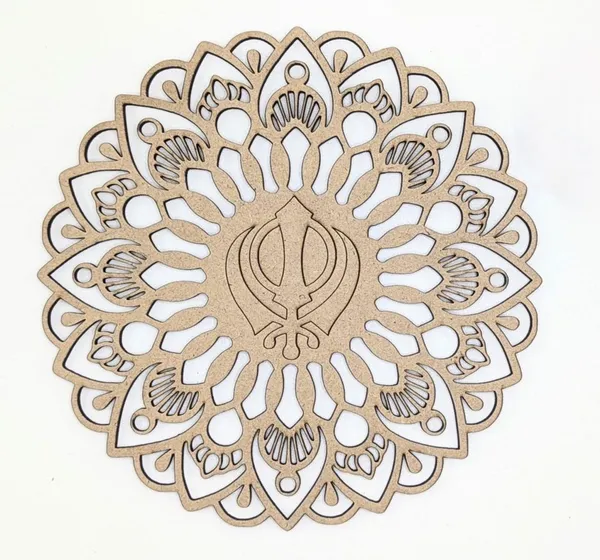 Beige_Sikh_Khanda_Symbol_Spiritual_Mandala_Wall_Decor_Home_Decor