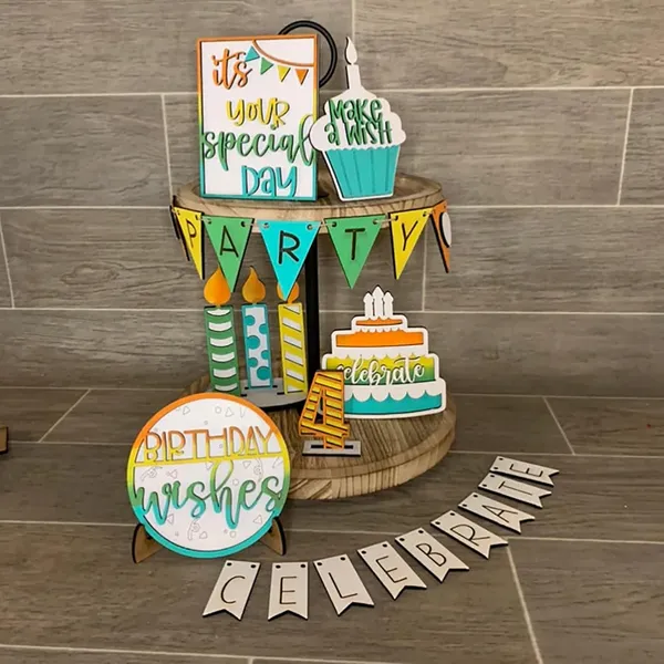 Beige_Diy_Birthday_Decoration_Kit_Wooden_Tiered_Tray_Decor_Birthday_Party_Props_Kids