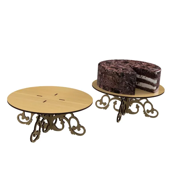 Beige_Decorative_Cake_Stand_Wedding