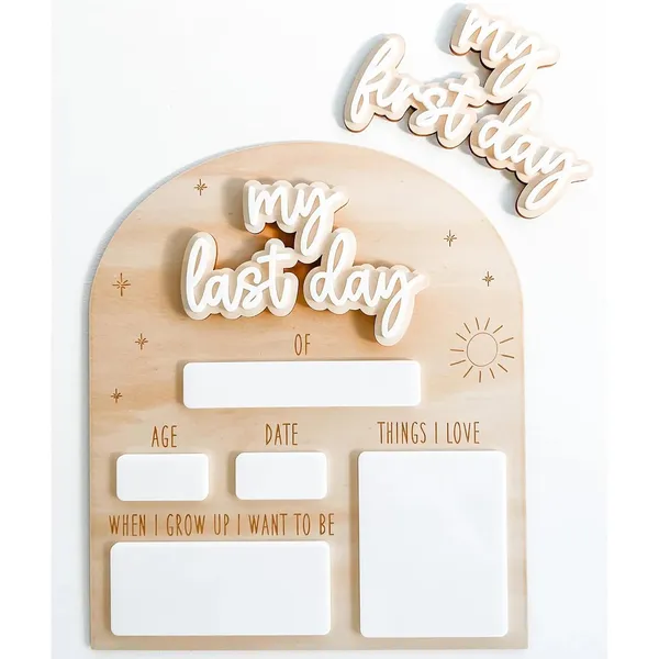 Beige_My_First_Day_My_Last_Day_School_Board_Interchangeable_School_Milestone_Board_First_Day_School_Props_Kids