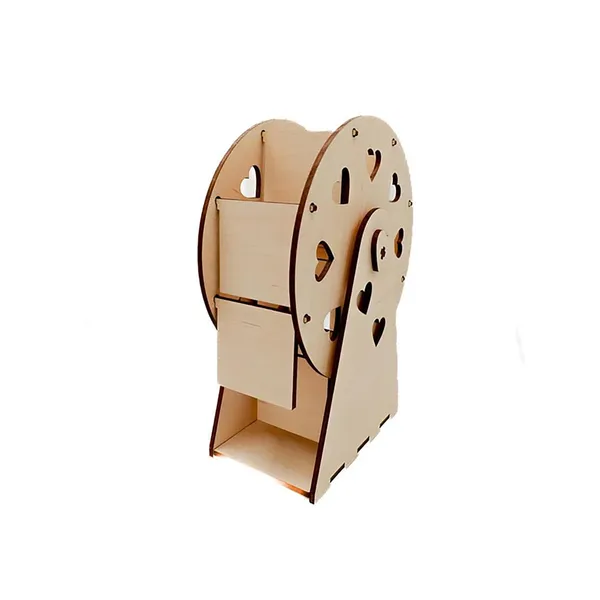 Beige_Surprise_Wrap_Ferris_Wheel_Photo_Frame_Diy_And_Craft