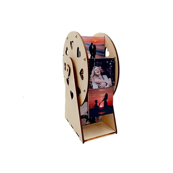 Beige_Surprise_Wrap_Ferris_Wheel_Photo_Frame_Diy_And_Craft