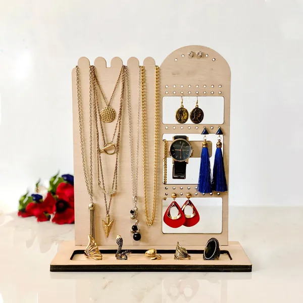 Beige_Wooden_Jewellery_Stand_Organizer_Diy_And_Craft
