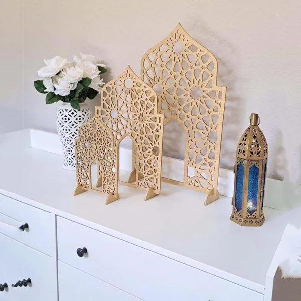 Beige_Wooden_Islamic_Mihrab_Decor_Home_Decor
