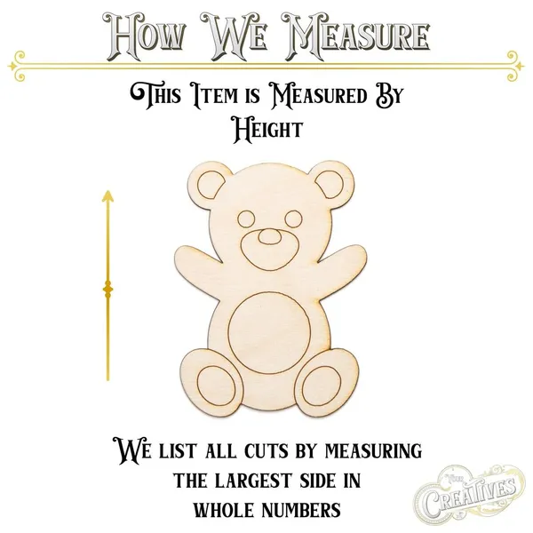 Beige_Teddy_Bear_Wood_Cutouts_Diy_Crafts_Baby