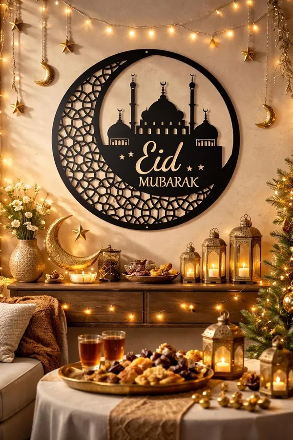Beige_Eid_Mubarak_Circle_Wall_Decor_Home_Decor
