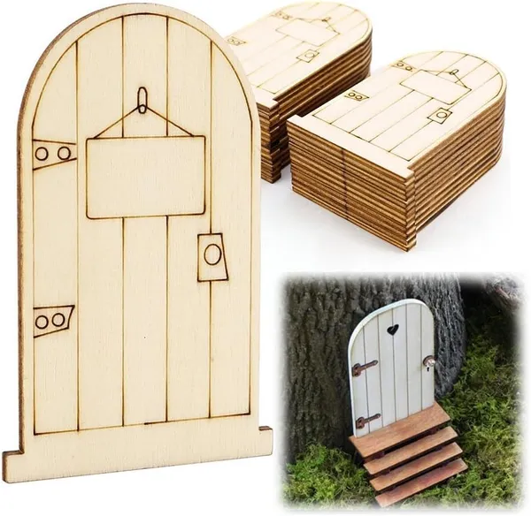 Beige_Wooden_Fairy_Door_Mini_Wooden_Fairy_Door_Fairy_Garden_Miniature_Decoration_X_General
