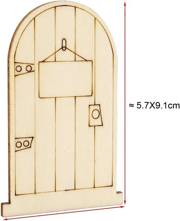 Beige_Wooden_Fairy_Door_Mini_Wooden_Fairy_Door_Fairy_Garden_Miniature_Decoration_X_General