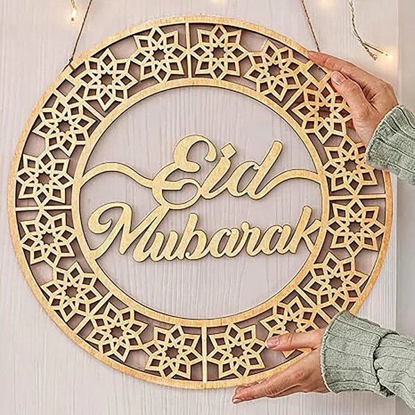 Beige_Round_Pine_Wood_Eid_Mubarak_Door_Sign_Diy_And_Craft