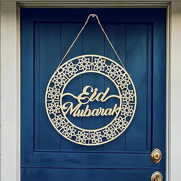 Beige_Round_Pine_Wood_Eid_Mubarak_Door_Sign_Diy_And_Craft