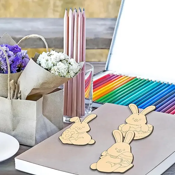 Beige_Easter_Bunny_Egg_Wooden_Hanging_Decorations_Diy_Craft_Kit_Paintable_Wood_Cutouts_Diy_And_Craft