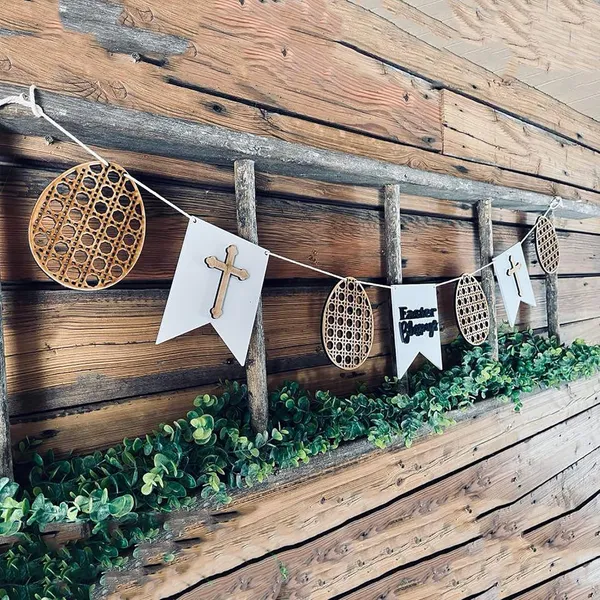 Beige_Easter_Christian_Banner_Home_Decor