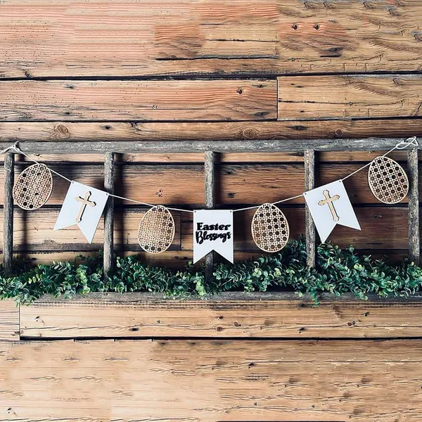 Beige_Easter_Christian_Banner_Home_Decor