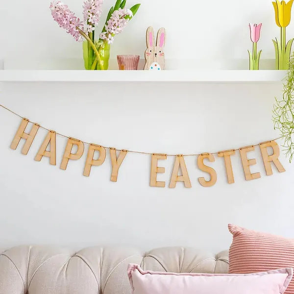 Beige_Wooden_Happy_Easter_Garland_Diy_Easter_Decorations_Banner_Tall_Unfinished_Wood_Letter_Cutouts_Diy_And_Craft