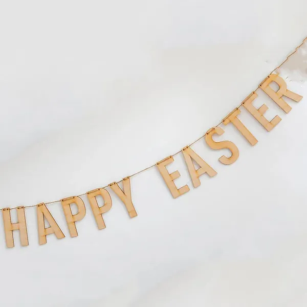 Beige_Wooden_Happy_Easter_Garland_Diy_Easter_Decorations_Banner_Tall_Unfinished_Wood_Letter_Cutouts_Diy_And_Craft
