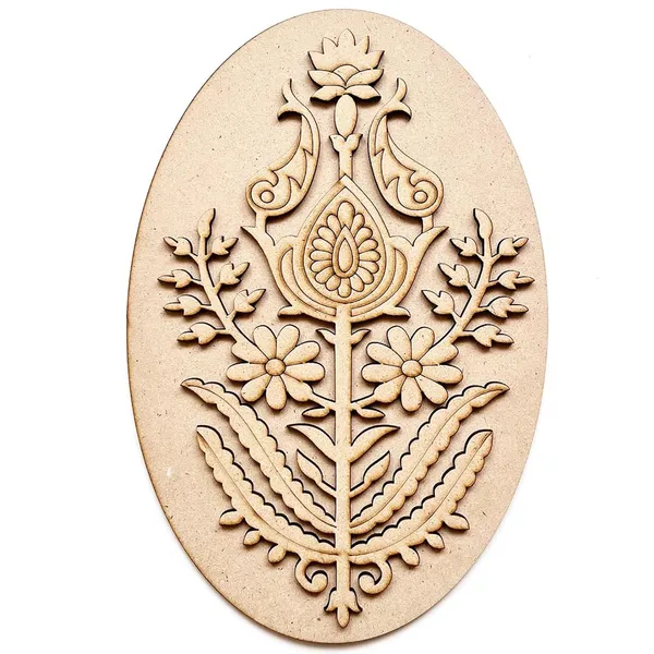 Beige_Oval_Mdf_Floral_Motif_Pre_Marked_Cutout_Diy_And_Craft