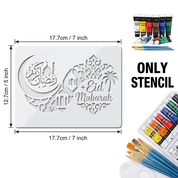 Multicolour_Rectangle_Plastic_Diy_Art_Craft_Reusable_Stencil_Diy_And_Craft