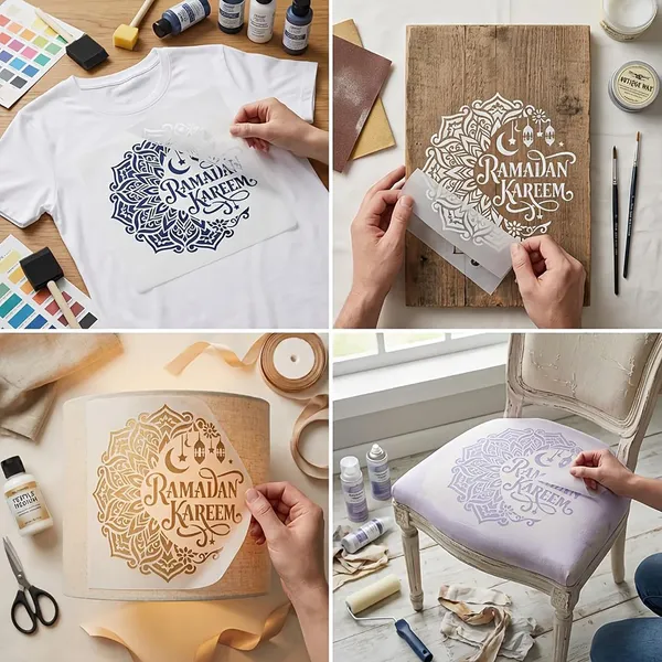 White_Square_Plastic_Stencil_Diy_And_Craft