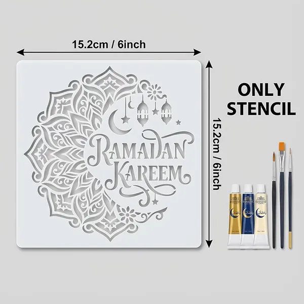 White_Square_Plastic_Stencil_Diy_And_Craft