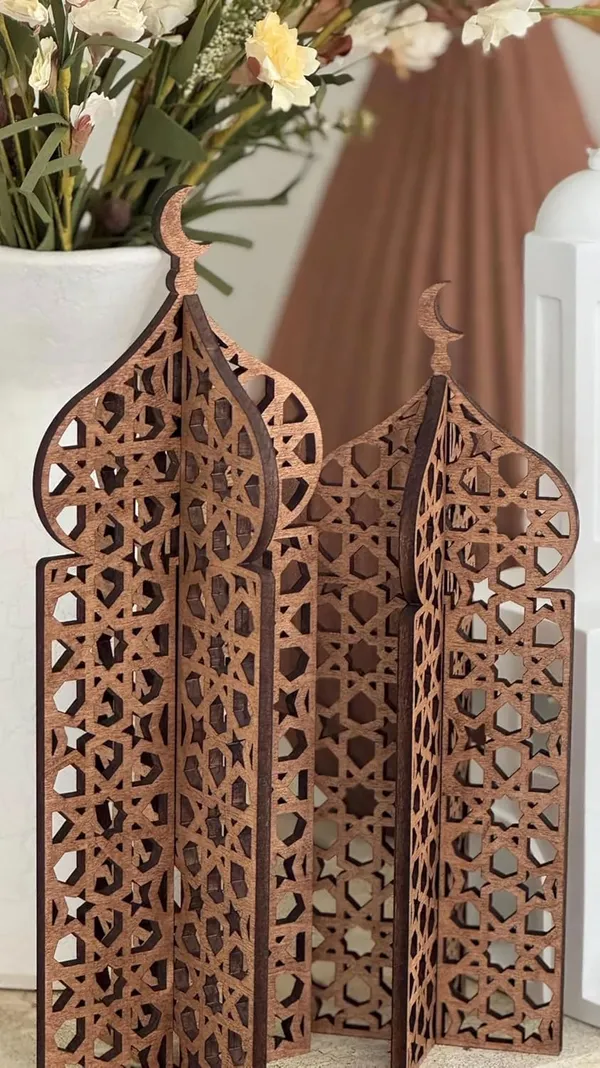 Beige_Minaret_Shape_Wood_Diy_Art_Craft_Base_Set_Diy_And_Craft