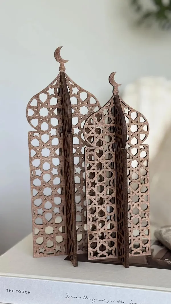 Beige_Minaret_Shape_Wood_Diy_Art_Craft_Base_Set_Diy_And_Craft
