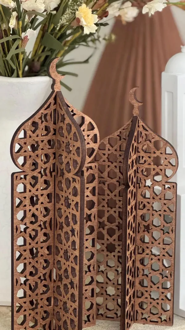 Beige_Minaret_Shape_Wood_Diy_Art_Craft_Base_Set_Diy_And_Craft