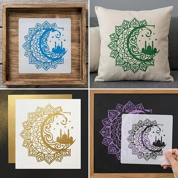 White_Square_Plastic_Diy_Art_Craft_Mandala_Eid_Mubarak_Stencil_Diy_And_Craft