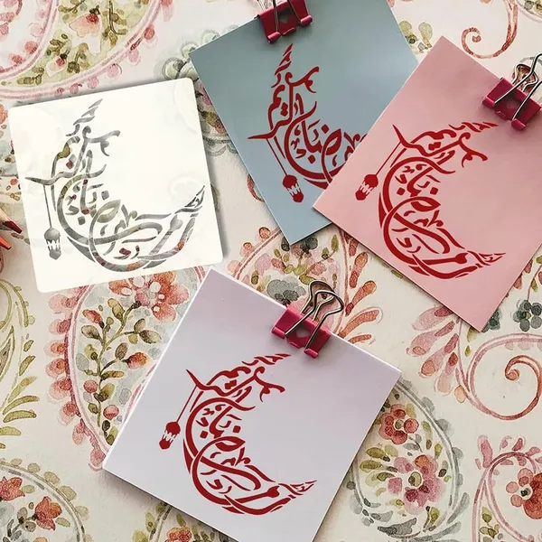 White_Square_Plastic_Diy_Craft_Stencil_Diy_And_Craft