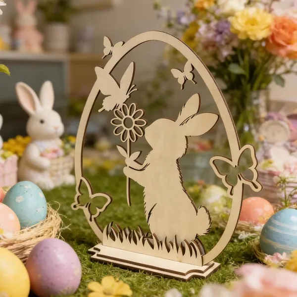 Beige_Rabbit_Shape_Pine_Mdf_Diy_Art_Craft_Tabletop_Base_Diy_And_Craft