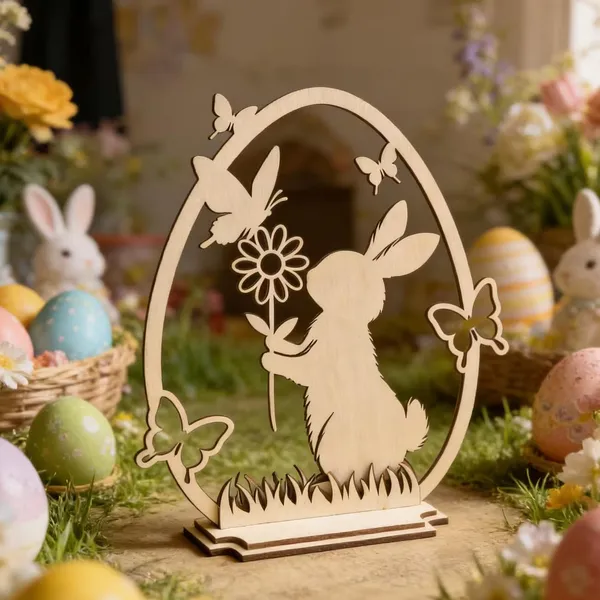 Beige_Rabbit_Shape_Pine_Mdf_Diy_Art_Craft_Tabletop_Base_Diy_And_Craft