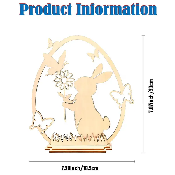 Beige_Rabbit_Shape_Pine_Mdf_Diy_Art_Craft_Tabletop_Base_Diy_And_Craft