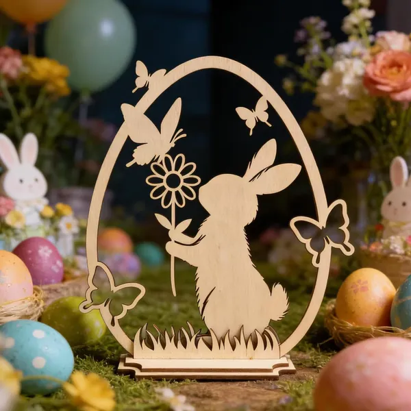 Beige_Rabbit_Shape_Pine_Mdf_Diy_Art_Craft_Tabletop_Base_Diy_And_Craft