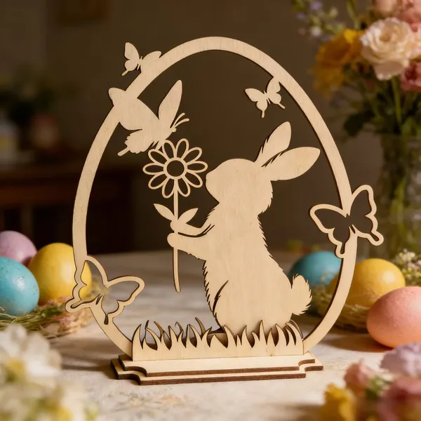 Beige_Rabbit_Shape_Pine_Mdf_Diy_Art_Craft_Tabletop_Base_Diy_And_Craft