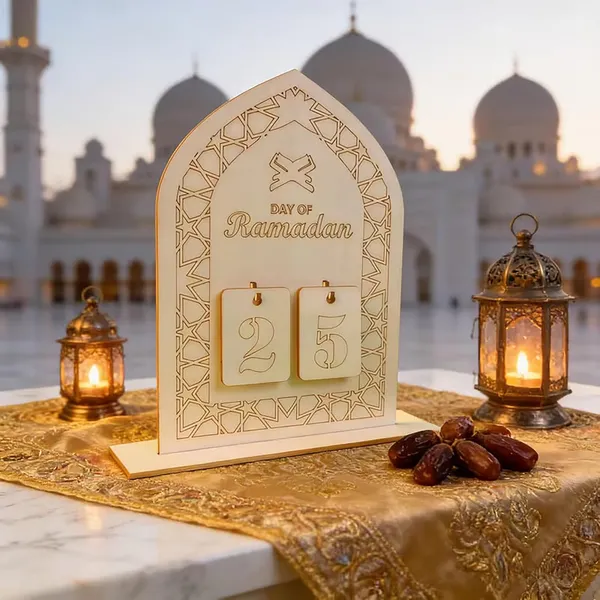 Beige_Arch_Shape_Diy_Ramadan_Pine_Wood_Countdown_Calendar_Diy_And_Craft