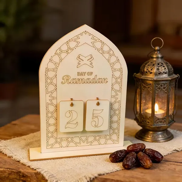 Beige_Arch_Shape_Diy_Ramadan_Pine_Wood_Countdown_Calendar_Diy_And_Craft