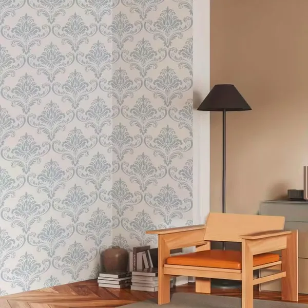 White_Extra_Large_Damask_Floral_Stencil_Reusable_Pet_Template_Home_Decor