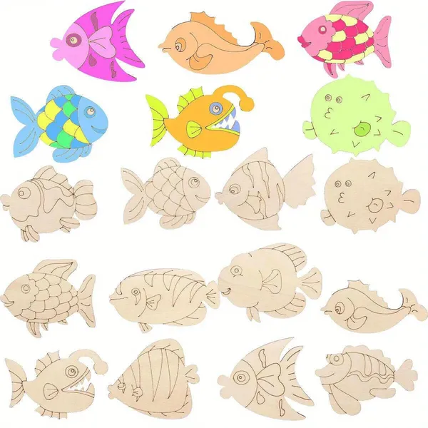 Beige_Wooden_Random_Fish_Cutouts_Diy_And_Craft
