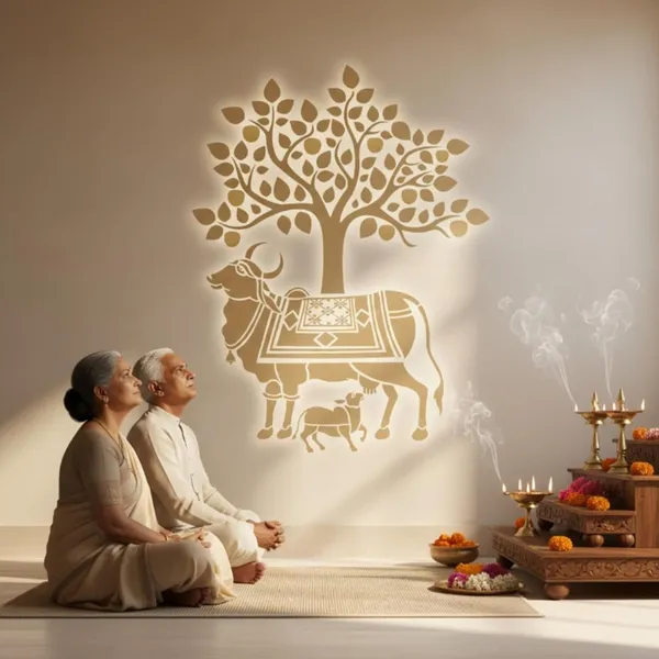 White_Kayra_Decor_Wall_Stencil_Kamdhenu_Cow_Design_Home_Decor