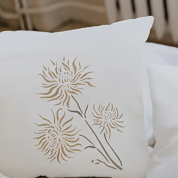 White_Reusable_Plant_Stencils_A_Dandelion_Diy_And_Craft
