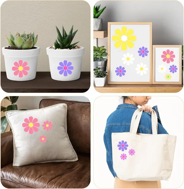 Beige_Large_Flower_Stencils_Reusable_Floral_Daisy_Painting_Templates_Diy_And_Craft