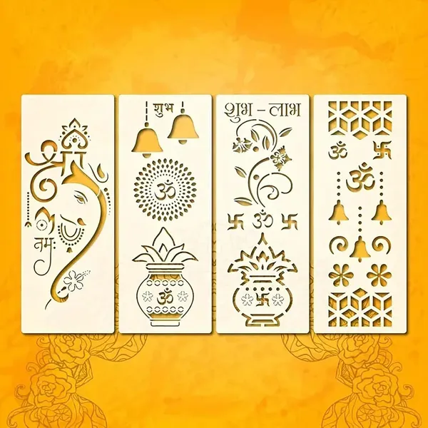White_Indian_God_Stencils_Diy_And_Craft