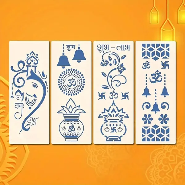 White_Indian_God_Stencils_Diy_And_Craft