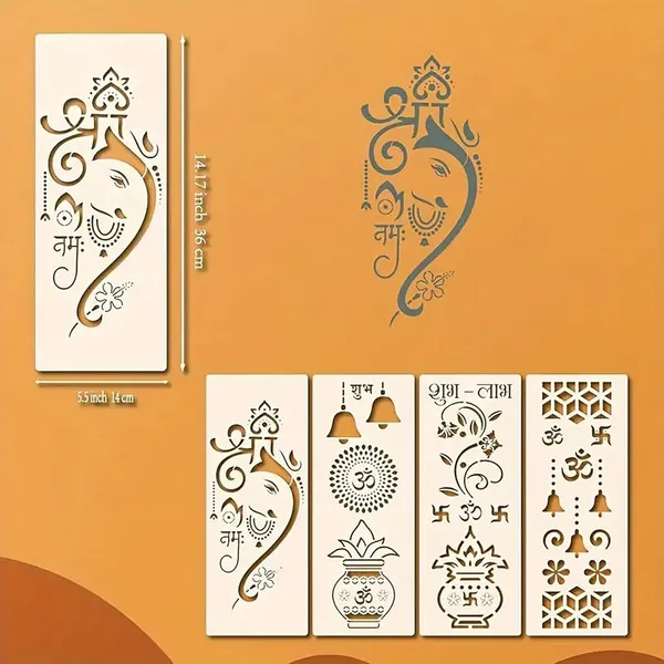White_Indian_God_Stencils_Diy_And_Craft
