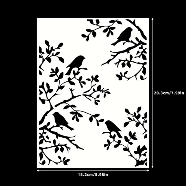 White_Bird_And_Tree_Stencil_Diy_And_Craft