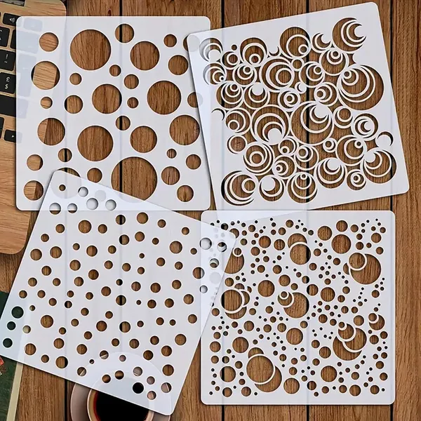 White_Reusable_Dot_Stencils_Diy_And_Craft