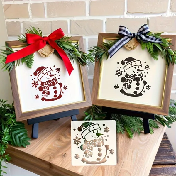 White_Christmas_Cutout_Stencil_Reusable_Snowman_General