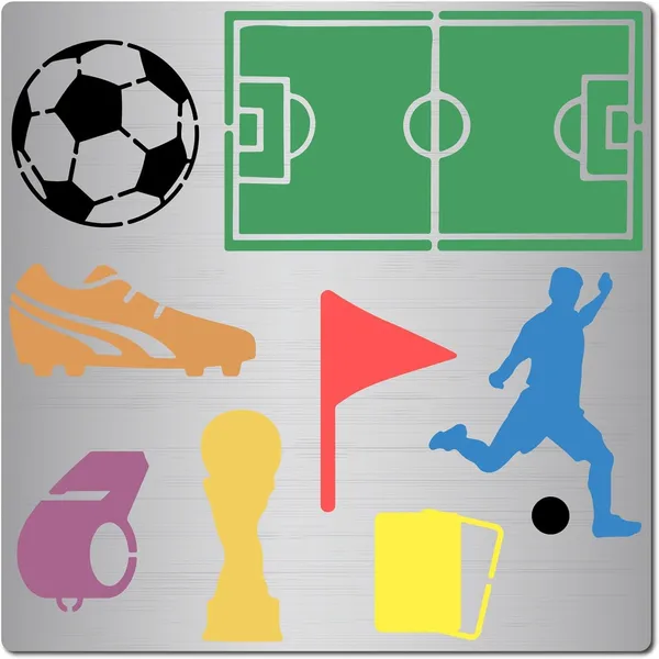 White_Soccer_Metal_Stencil_Sport_Football_Ball_Player_Ground_Shoe_Stainless_Steel_Drawing_Template_Home_Decor