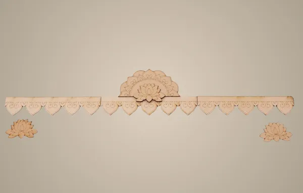 Beige_Lotus_Padma_Bandhanwar_Toran_Pine_Mdf_Door_Hanging_Festival